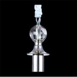 Основание для подвесного светильника Newport 3100 3101/S Основание подвесного светильника Nickel Clear glass
