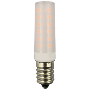 B4TF10ELC Светодиодная лампа Ecola T25 LED Micro 1,0W E14 Flame имитация пламени 64x16 mm