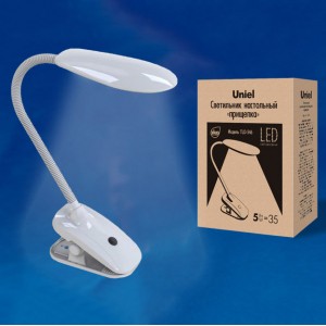 Настольная лампа на прищепке Uniel TLD-546 White/LED/350Lm/4500K