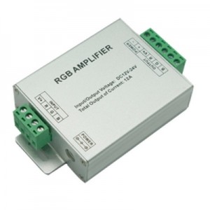 AMP12AESB Усилитель для RGB ленты Ecola LED strip RGB Amplifier 12A 144W 12V (288W 24V)