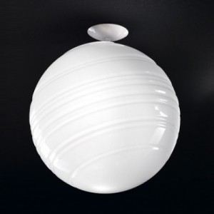 Потолочный светильник   De Majo Stratosfera P25 bianco lucido/verniciato grigio chiaro